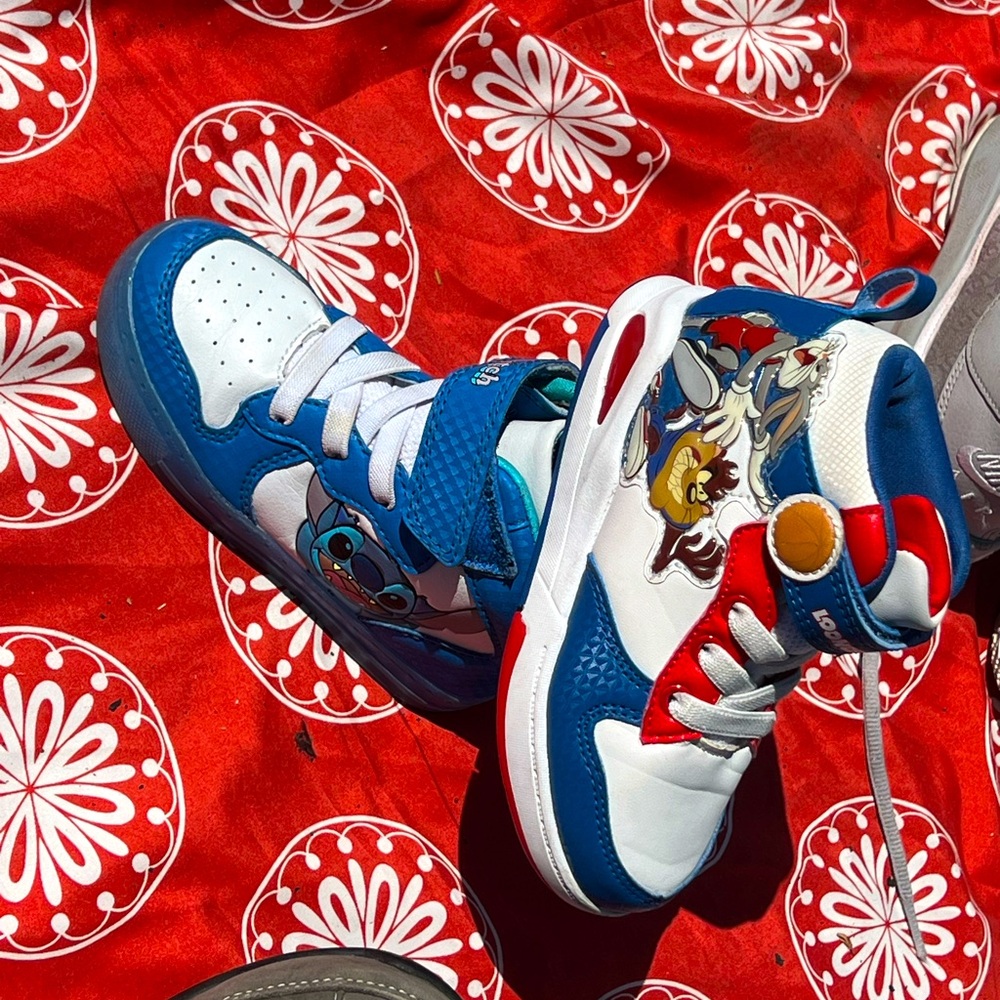 Cartoon Network Blue and Red Kids Shoes